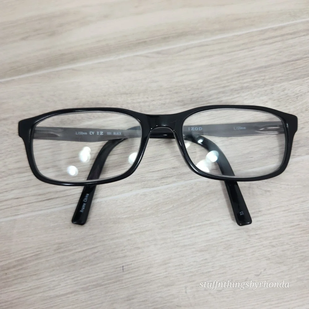 IZOD CV IZ 001 BLACK 59/19/150 FLEX HINGE Mens Eyeglasses Frames